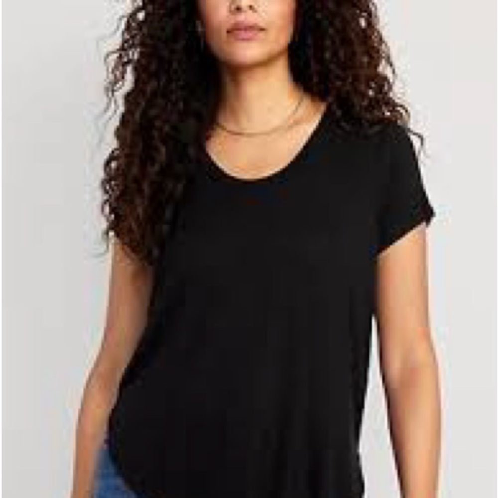 NWT Old Navy Black Luxe Tunic. In original wrapping received in. Never opened. S